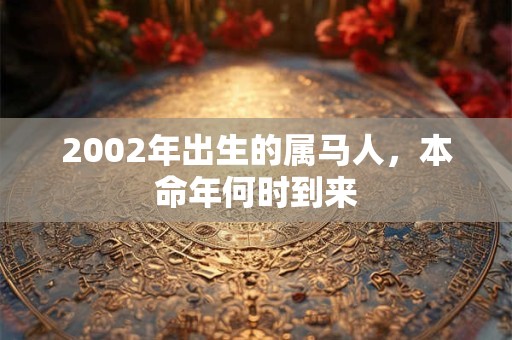 2002年出生的属马人，本命年何时到来