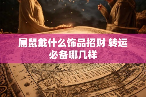属鼠戴什么饰品招财 转运必备哪几样