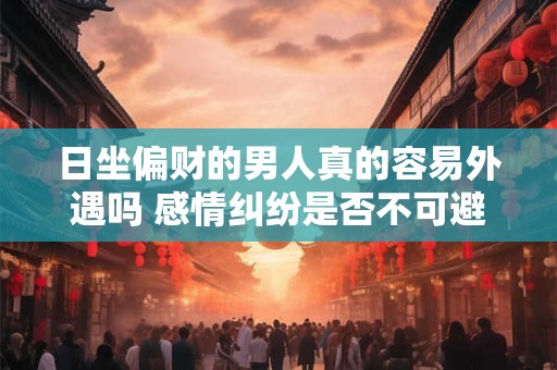 日坐偏财的男人真的容易外遇吗 感情纠纷是否不可避免