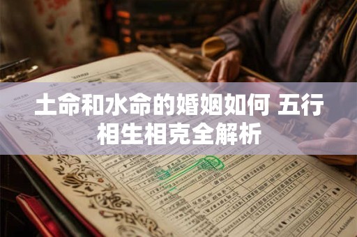 土命和水命的婚姻如何 五行相生相克全解析