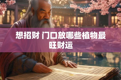 想招财 门口放哪些植物最旺财运
