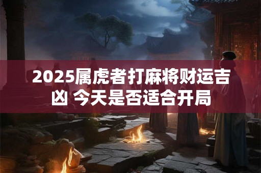 2025属虎者打麻将财运吉凶 今天是否适合开局