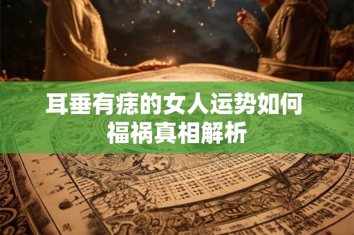 耳垂有痣的女人运势如何 福祸真相解析