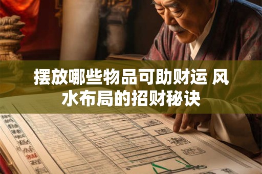 摆放哪些物品可助财运 风水布局的招财秘诀