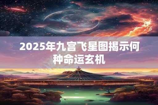 2025年九宫飞星图揭示何种命运玄机