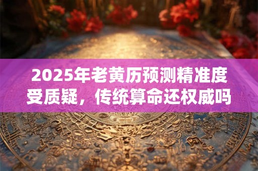 2025年老黄历预测精准度受质疑，传统算命还权威吗