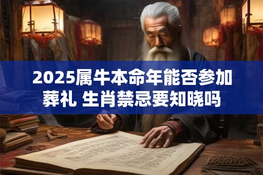 2025属牛本命年能否参加葬礼 生肖禁忌要知晓吗