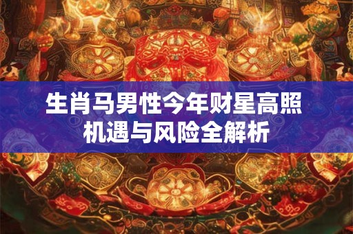 生肖马男性今年财星高照 机遇与风险全解析