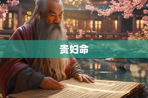 贵妇命