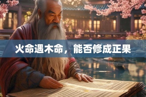 火命遇木命，能否修成正果