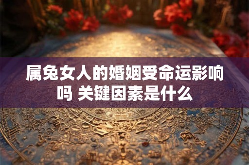 属兔女人的婚姻受命运影响吗 关键因素是什么