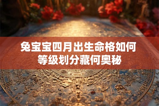 兔宝宝四月出生命格如何 等级划分藏何奥秘