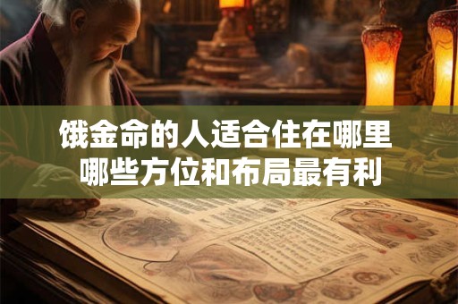 饿金命的人适合住在哪里 哪些方位和布局最有利
