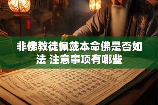 非佛教徒佩戴本命佛是否如法 注意事项有哪些