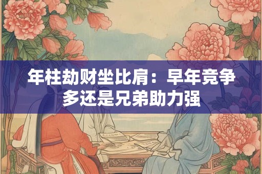 年柱劫财坐比肩：早年竞争多还是兄弟助力强