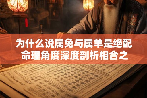 为什么说属兔与属羊是绝配 命理角度深度剖析相合之谜