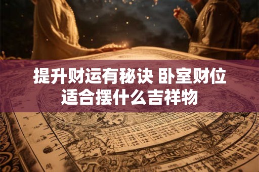 提升财运有秘诀 卧室财位适合摆什么吉祥物
