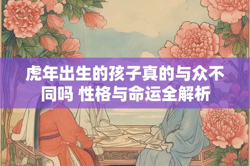 虎年出生的孩子真的与众不同吗 性格与命运全解析