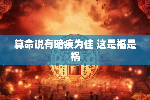 算命说有暗疾为佳 这是福是祸