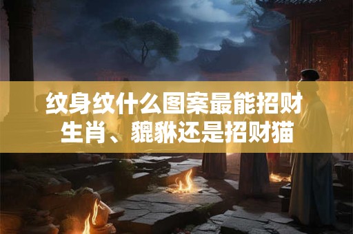 详细阅读:纹身纹什么图案最能招财 生肖、貔貅还是招财猫 纹身纹什么图案最能招财 生肖、貔貅还是招财猫