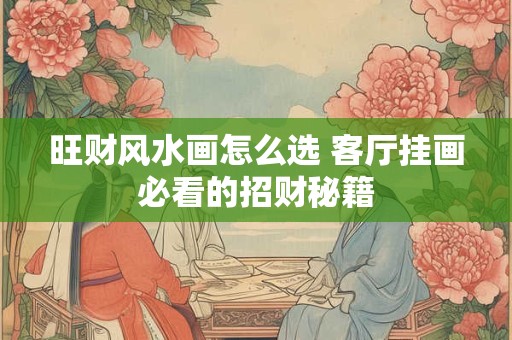 详细阅读:旺财风水画怎么选 客厅挂画必看的招财秘籍 旺财风水画怎么选 客厅挂画必看的招财秘籍