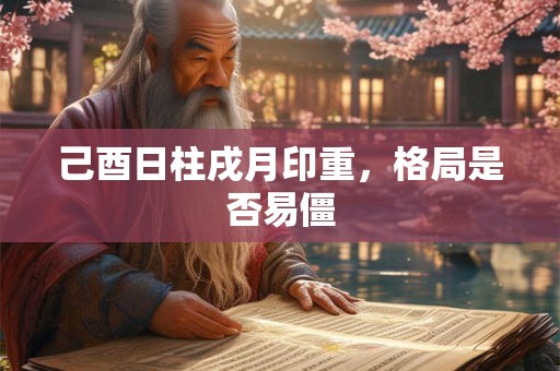 己酉日柱戌月印重，格局是否易僵