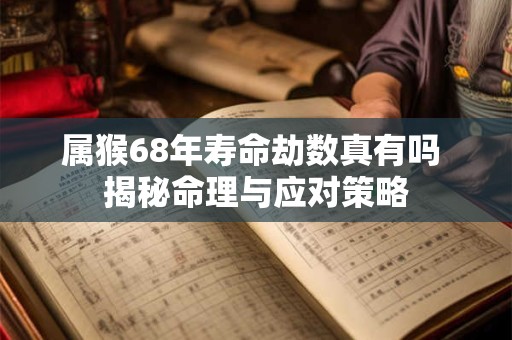 属猴68年寿命劫数真有吗 揭秘命理与应对策略