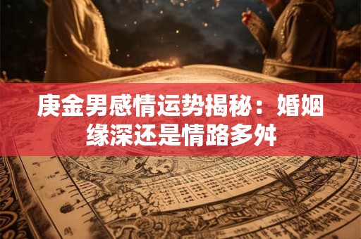 庚金男感情运势揭秘：婚姻缘深还是情路多舛