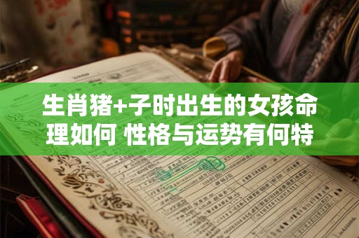 生肖猪+子时出生的女孩命理如何 性格与运势有何特点