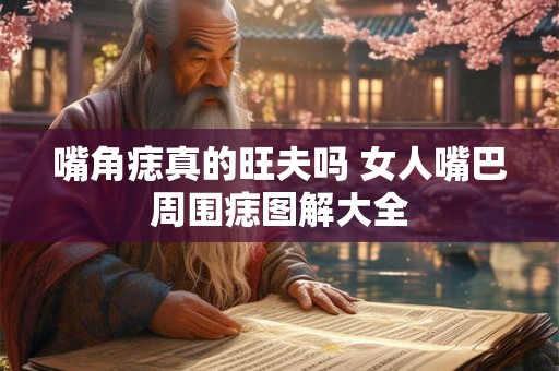 嘴角痣真的旺夫吗 女人嘴巴周围痣图解大全