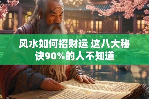 风水如何招财运 这八大秘诀90%的人不知道
