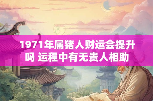 1971年属猪人财运会提升吗 运程中有无贵人相助