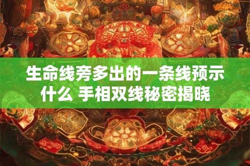 生命线旁多出的一条线预示什么 手相双线秘密揭晓