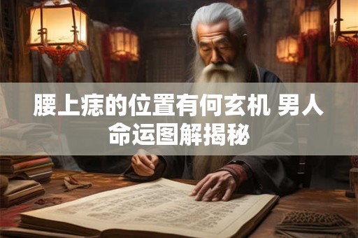 腰上痣的位置有何玄机 男人命运图解揭秘
