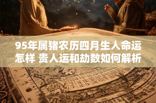 95年属猪农历四月生人命运怎样 贵人运和劫数如何解析