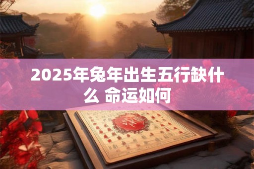 2025年兔年出生五行缺什么 命运如何
