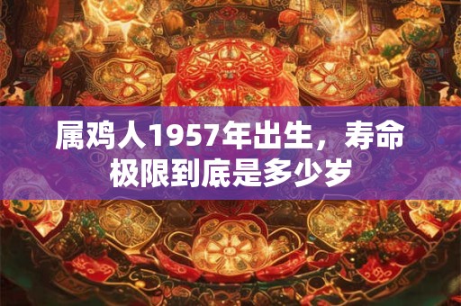 属鸡人1957年出生，寿命极限到底是多少岁