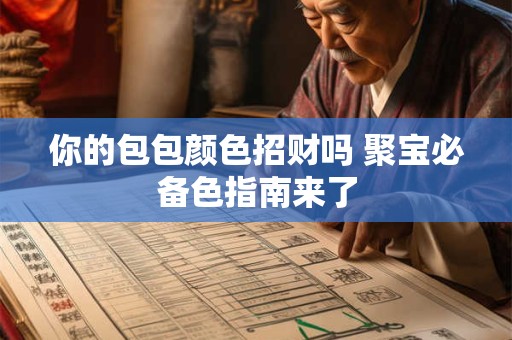 你的包包颜色招财吗 聚宝必备色指南来了