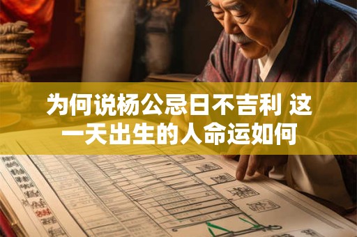 为何说杨公忌日不吉利 这一天出生的人命运如何