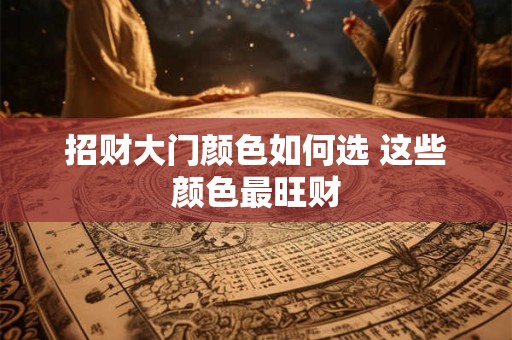 招财大门颜色如何选 这些颜色最旺财
