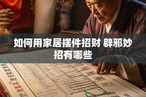 如何用家居摆件招财 辟邪妙招有哪些