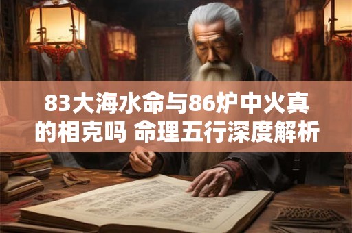 83大海水命与86炉中火真的相克吗 命理五行深度解析