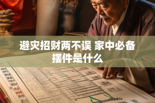 避灾招财两不误 家中必备摆件是什么
