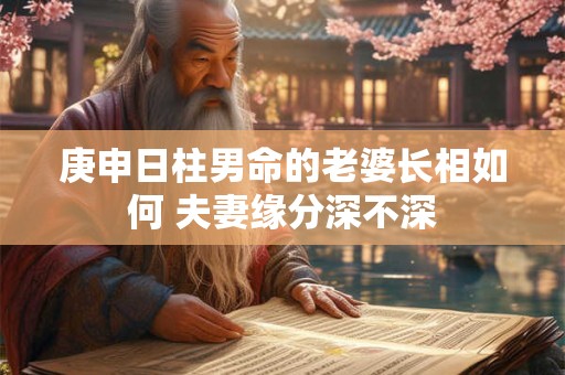 庚申日柱男命的老婆长相如何 夫妻缘分深不深