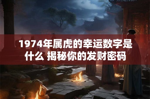 1974年属虎的幸运数字是什么 揭秘你的发财密码
