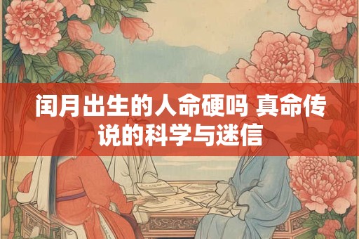 闰月出生的人命硬吗 真命传说的科学与迷信