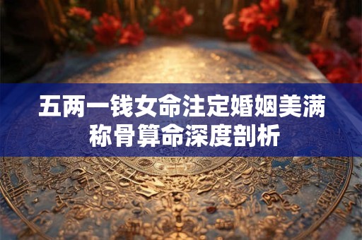 五两一钱女命注定婚姻美满 称骨算命深度剖析