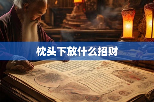 枕头下放什么招财