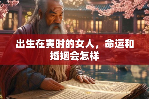 出生在寅时的女人，命运和婚姻会怎样