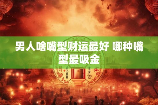 男人啥嘴型财运最好 哪种嘴型最吸金